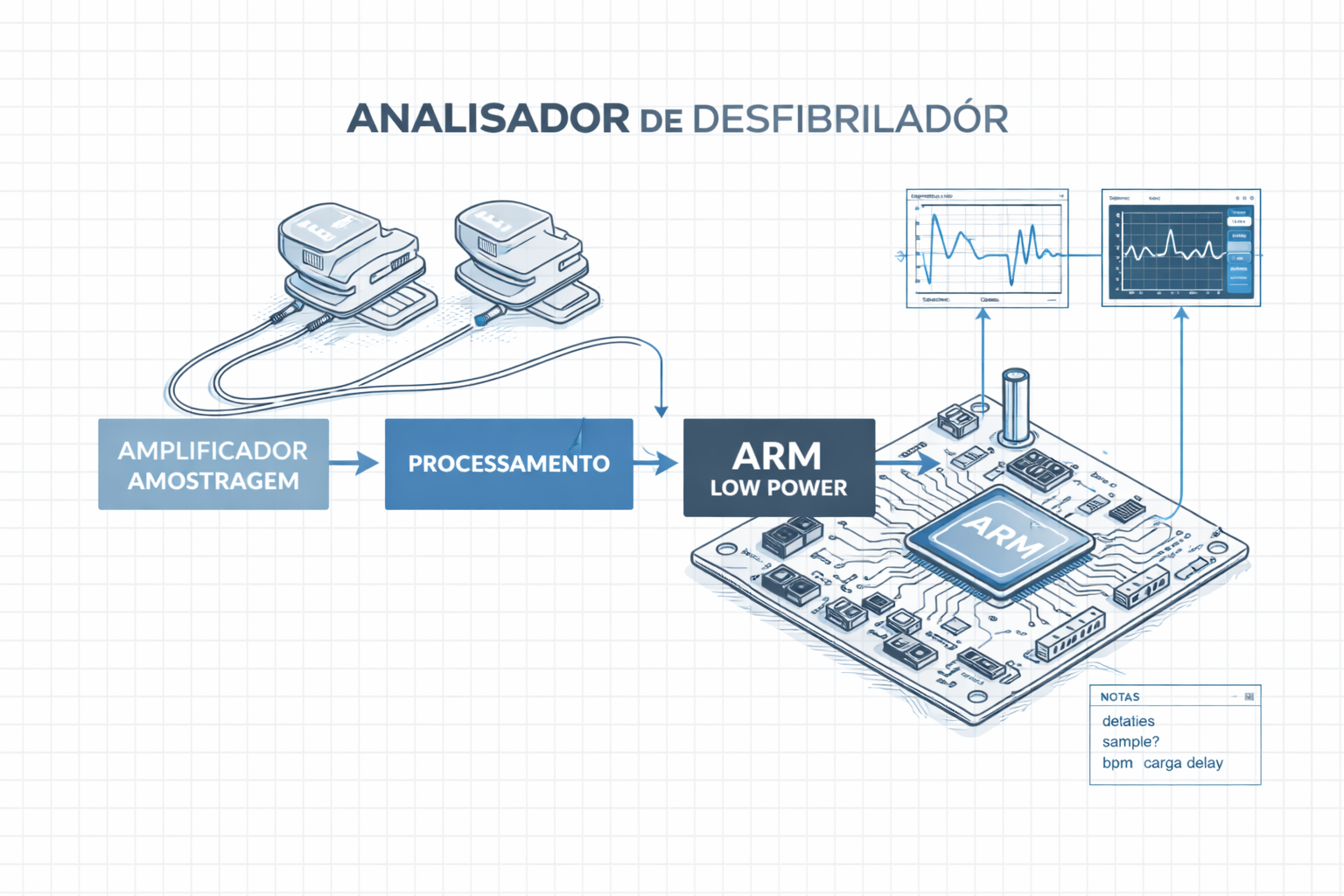 Analisador de Desfibrilador